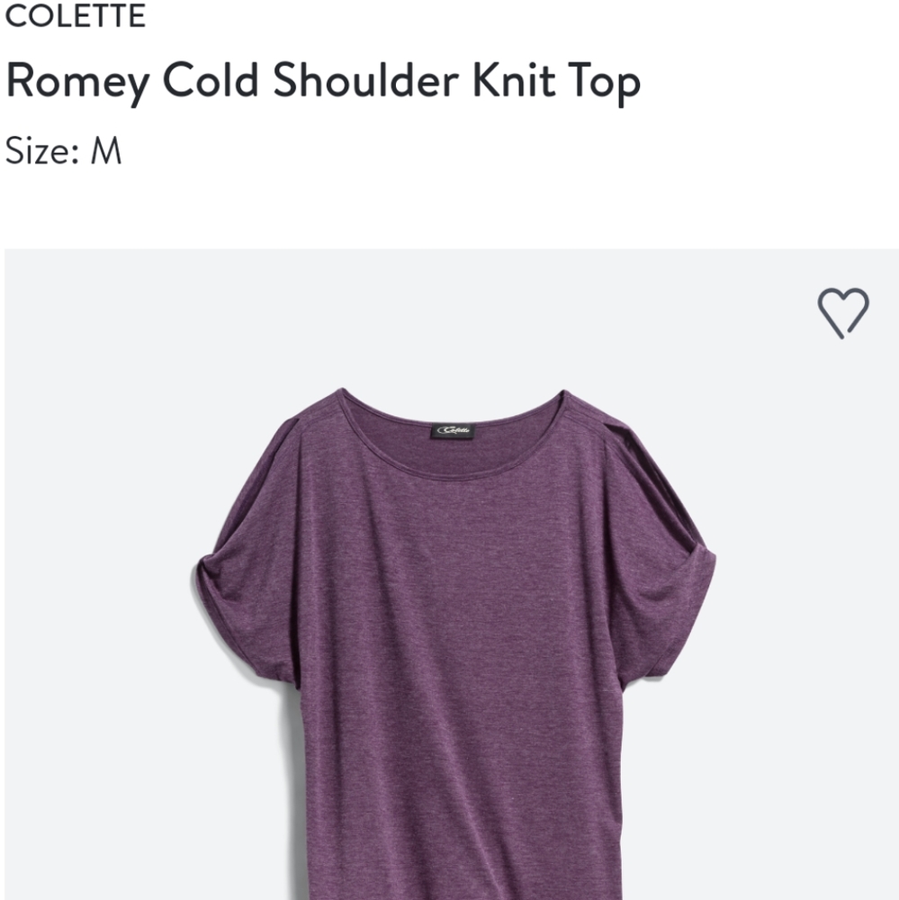Stitch Fix Colette Romey Cold Shoulder Top